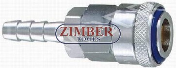 Накрайник за въздух 3/8" ZDC-2 стомана - ZIMBER