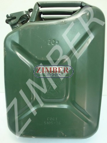 Туба за гориво 20 литра метална TU20L - ZIMBER - TOOLS.