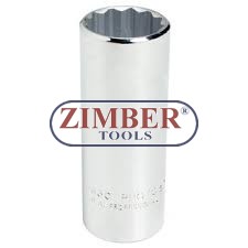 Вложка удължена 1/4" 12-стенна 11 мм - ZIMBER-TOOLS (ZR-03DS1411V03).