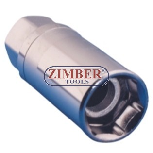 Вложка за свещи с магнит 21мм 3/8" -ZR-04SP3821V01- ZIMBER TOOLS