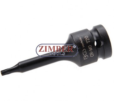 Вложка ударна торкс T30, 1/2" - BGS, ZB-5480-T30 ZIMBER - TOOLS.