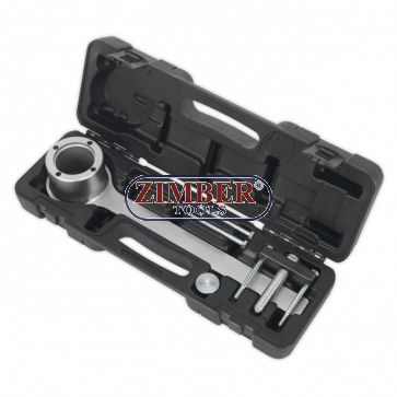 К-т инструменти за монтаж и демонтаж на шайбата на колянов вал-Jaguar-Land Rover V8 - с верига  - ZR-36CPR01 - ZIMBER TOOLS.