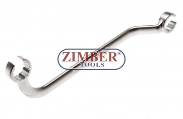Ключ за инжекторни тръбички 17мм - ZR-41DKR - ZIMBER - TOOLS
