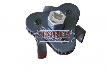 Ключ за маслен филтър 2-посочен тип паяк (63-102mm) 3/8" към 1/2" - ZR-17OFW2W - ZIMBER TOOLS.