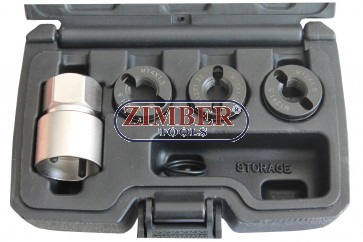 Комплект за възстановяване за гайки болтове за джанти 12x1.25, 12x1.5, 14x1.5mm. - ZR-36RAWSTRK01 - ZIMBER TOOLS.