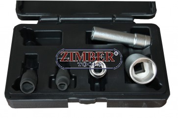 Комплект вложки за разглобяване и сглобяване Bosch VE, VP инжекционни помпи (к-т 5 бр) ZR-36BDIPSK01 - ZIMBER TOOLS