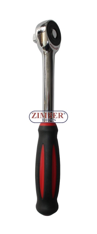 Тресчотка с въртяща дръжка 1/4" (ZR-04RHT14) - ZIMBER-TOOLS