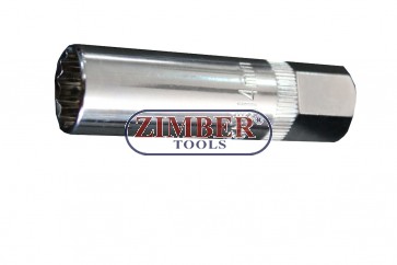 Вложка за свещи 3/8", 14мм с магнит за Bmw (ZR-04SPSTM3814) - ZIMBER-TOOLS