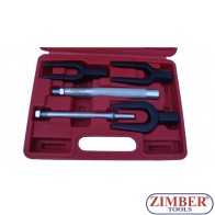 Вилица за избиване на шарнири и накрайници 5 части, ZR-36TRJ05 - ZIMBER TOOLS