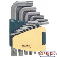 Ключове зезди к-т с дупка 15бр. - FORCE (5151T)