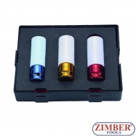 Комплект вложки за лети джанти 1/2" - FORCE (K4032) ZIMBER - TOOLS.
