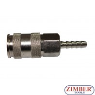 Накрайник за въздух 1/4 ( Бърза връзка -) Европейски тип, ZR-12AQCUEH14 - ZIMBER TOOLS.