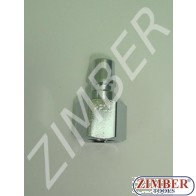 Накрайник за въздух 3/8" стомана