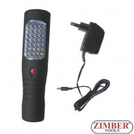 Подвижна диодна лампа-комбинирана 12v-220v 35 диода (HS-2035) ZIMBER - TOOLS.