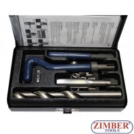 Комплект за възтановяване на резби M12x1.75 - 15бр, ZR-36TCIPK12 - ZIMBER-TOOLS