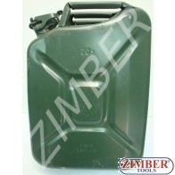 Туба за гориво 20 литра метална TU20L - ZIMBER - TOOLS.