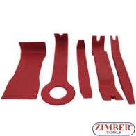К-т за демонтаж на тапицерии и кори на врати 5бр. (ZT-04073) - SMANN TOOLS.