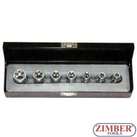 Вложки звезди 1/2" - 7 части - FORCE (4071)