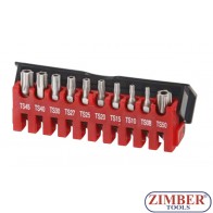 Накрайници Torx звезда TS 10ч. комплект Force 1/4''  21013