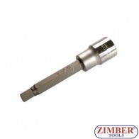Накрайник шестостенен на вложка 8 мм, дължина 100 мм, 1/2" (ZB-4263)