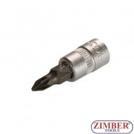 Накрайник на вложка PH0, 1/4" (ZB-2504)