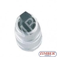 Вложка с накрайник пентагон 10мм на 1/2" - ZIMBER (ZL-6236)