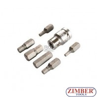 Битове к-т 7 части - BGS,ZB-5017 ZIMBER - TOOLS.