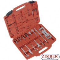 К-т за монтаж и демонтаж на аудио системи - 46 части  -  ZR-36RRTS46 -  ZIMBER - TOOLS.