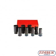 Вложки ударни удължени 3/4" - 8 части - FORCE (6082D)