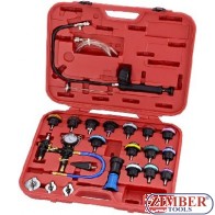 К-т за проверка на херметичността на радиатори 25 части - ZR-36RPTVCSK - ZIMBER-TOOLS