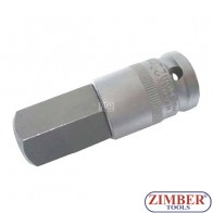 Шестограм на вложка 1/2", 22х70мм -Hexagon 22 mm (ZB-4295) - BGS technic