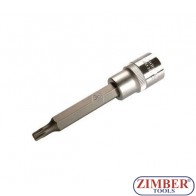 Накрайник на вложка 1/2", М6х100мм - BGS, ZB-4360 ZIMBER - TOOLS.