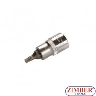 Накрайник на вложка 1/2", Т25х53мм - BGS, ZB-4370 ZIMBER - TOOLS.