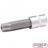 Накрайник на вложка T80x100 mm с дупка, 1/2" - BGS, ZB-5184-TB80 ZIMBER - TOOLS.