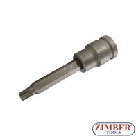 Накрайник на вложка ударна T-STAR, 100 mm удължен 1/2" T45 - BGS, ZB-5473 ZIMBER - TOOLS.