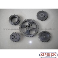 ЗЪБНИ КОЛЕЛА ЗА АНГРЕНАЖНА ВЕРИГА К-Т 5бр. ЗА ГАЗЕЛА 406