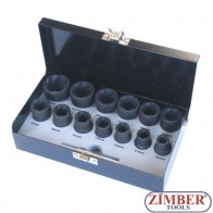 Вложки екстрактори - 1/2 к-т 14 части, ZR-36NES1214 - ZIMBER TOOLS