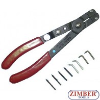 Зегер клещи комбинирани със сменяеми накрайници - ZIMBER (ZR-36SRPCIE)