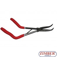 Клещи дългоусти закривени на 90 °, 280мм - SMANN TOOLS