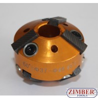 Фреза за леглата на клапани 37-mm-46-mm 60° и 45° (резервна част от к-т: ZR-36VRST, ZR-36VRST10) - ZIMBER-TOOLS.