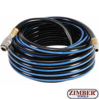 Маркуч за въздух маслоустойчив Ø8 х 10mm с бързи връзки - 10 метра  (3130) - BGS technic