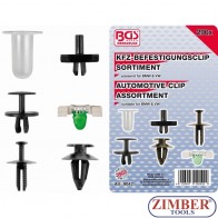 Комплект щипки за кора на врата и тапицерия BMW, VW - 290 части. - 9042 - BGS technic.