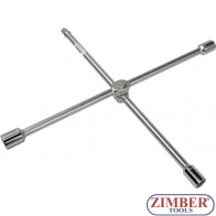 Автокръстачка за гуми сгъваема  17mm, 19mm, 21mm - 1/2" - 681500 - FORCE.