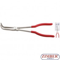 Клещи с дълги челюсти криви 90° | 280 mm - 412 - BGS technic.