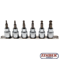 К-т накрайници на вложки с топче (3/8") 3-mm - 8 mm, 7 -бр. (5109) - BGS technic