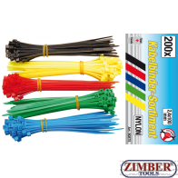 Комплект свински опашки 200бр. 2.4 x 100 mm (80875) - BGS technic