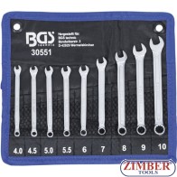 Ключове звездогаечни к-т от 4 - 10 mm | 9 части . - 30551 - Bgs technic.