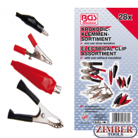 Щипки електрически к-т - 28 броя (8138) - BGS technic.