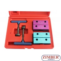 К-т за зацепване на двигатели TWIN SPARK ALFA ROMEO - 1.4, 1.6, 1.8 и 2.0L 16V, ZR-36ETTS37 - ZIMBER-TOOLS