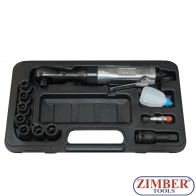 ПНЕВМАТИЧНА ТРЕСЧОТКА к-т с вложки 11-бр. - 4118 /1/2'' - FORCE